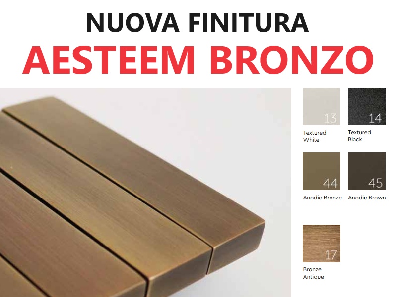 Scopri di più sull'articolo Aesteem – Nuova finitura Bronzo